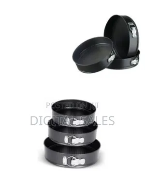 3 Pieces Set of Baking Cake Pans
