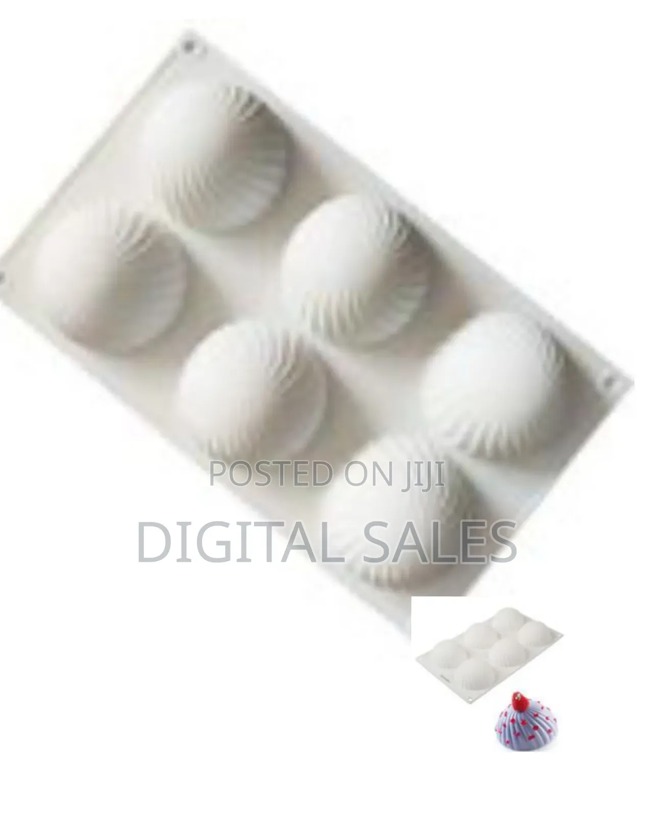 Spiral Swirl Design Silicone Candy / Chocolate Mold