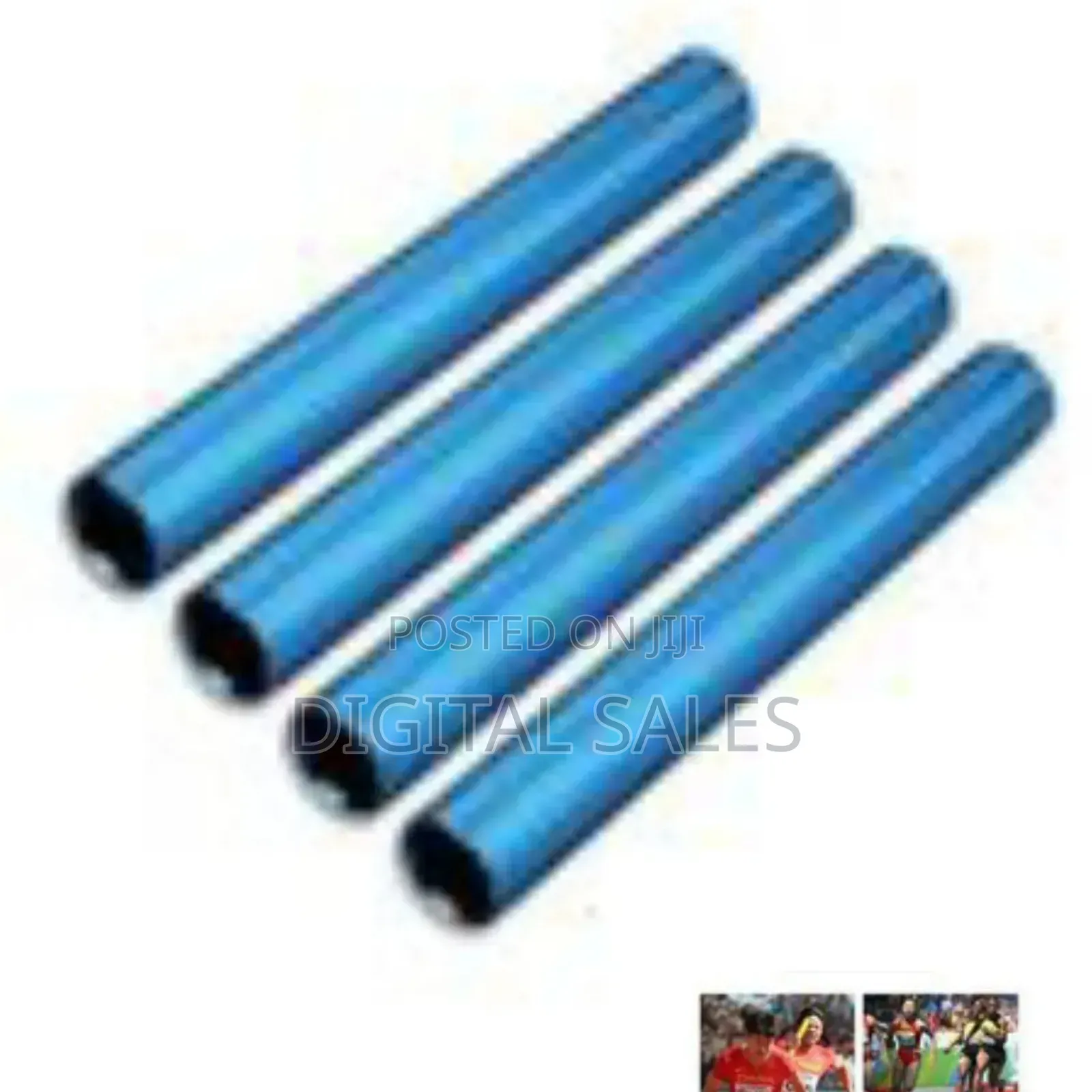 Set Of Colorful Relay Batons
