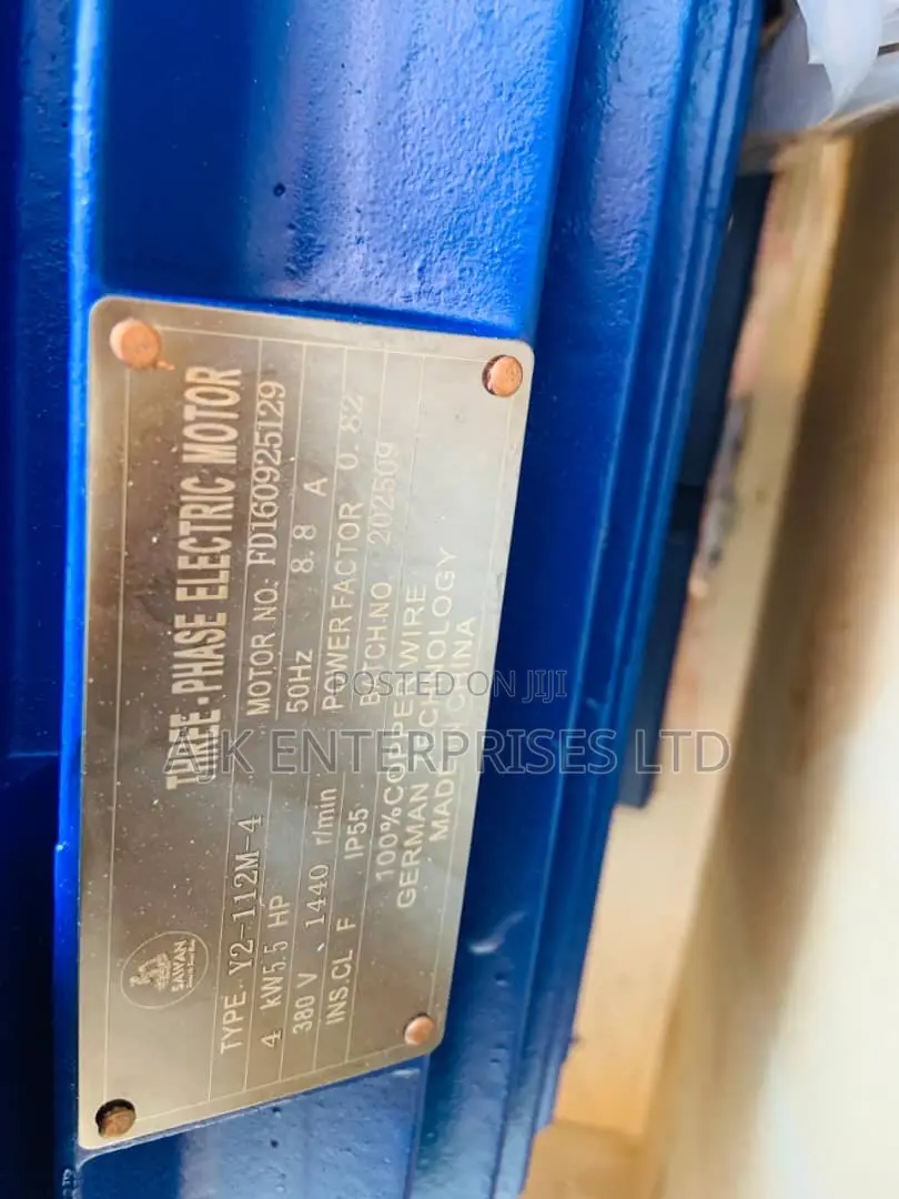 Three Phase and Single Phase Motors All Types and Sizes Available C