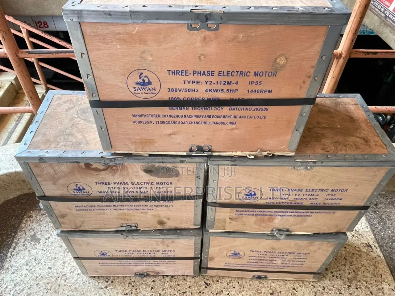 Three Phase and Single Phase Motors All Types and Sizes Available C