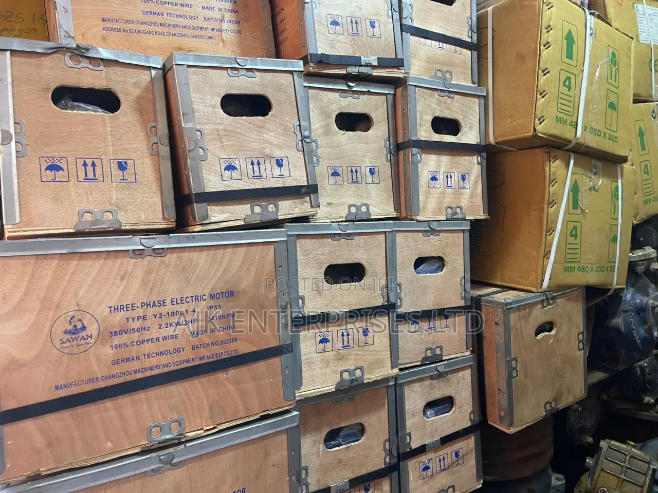 Three Phase and Single Phase Motors All Types and Sizes Available C