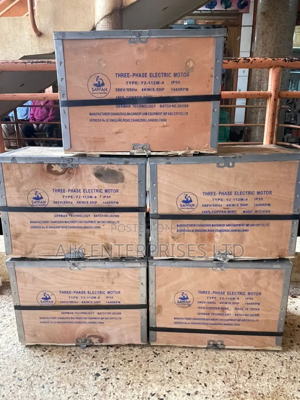 Three Phase and Single Phase Motors All Types and Sizes Available C