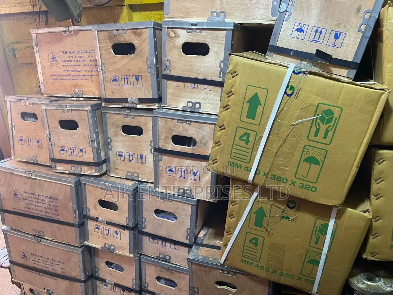 Three Phase and Single Phase Motors All Types and Sizes Available C