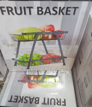 Two -tier Metal Fruit Basket