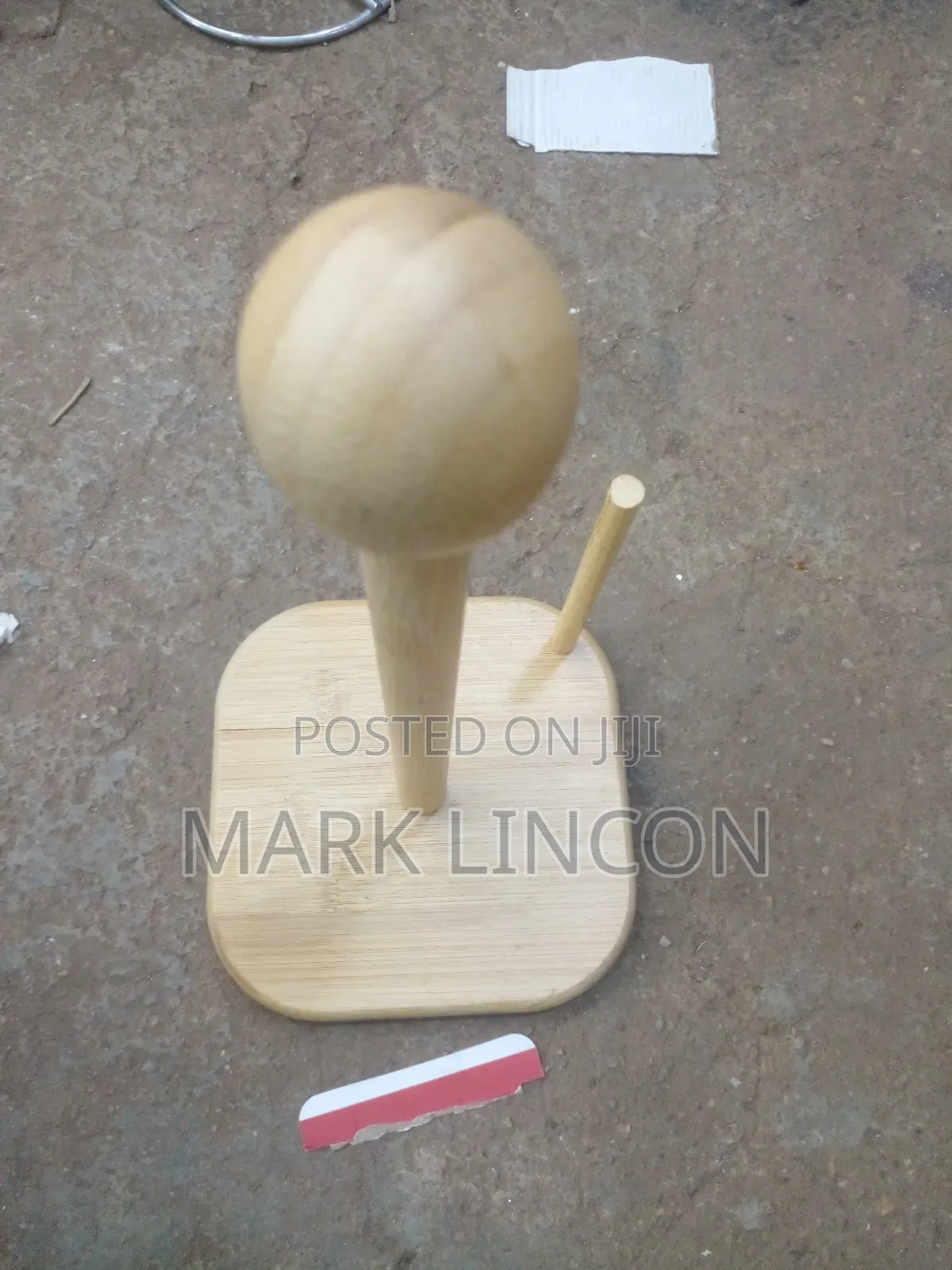 Wooden Hat Stand or Hat Display Rack