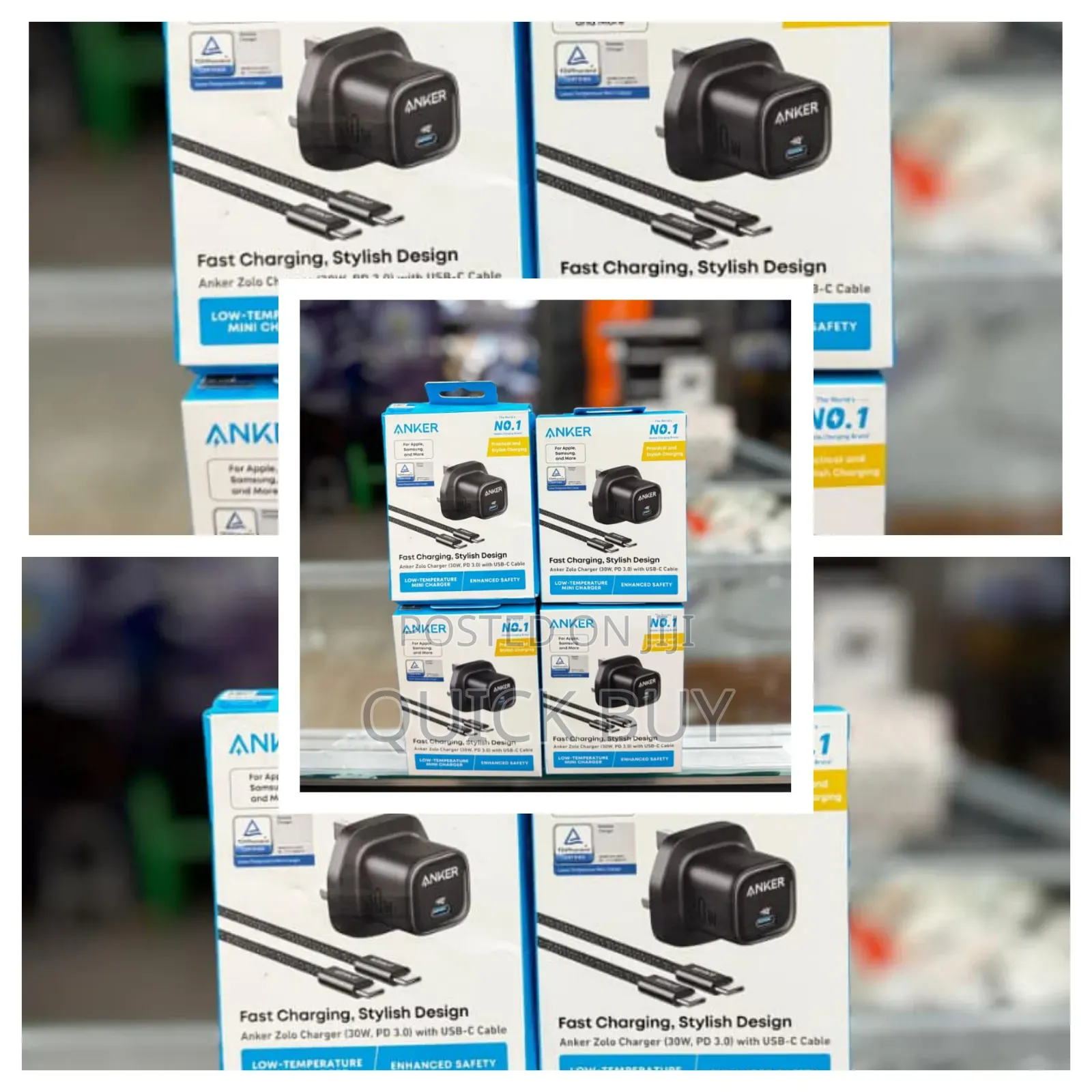 Anker Zolo Charger 30w With Usb -C Cable