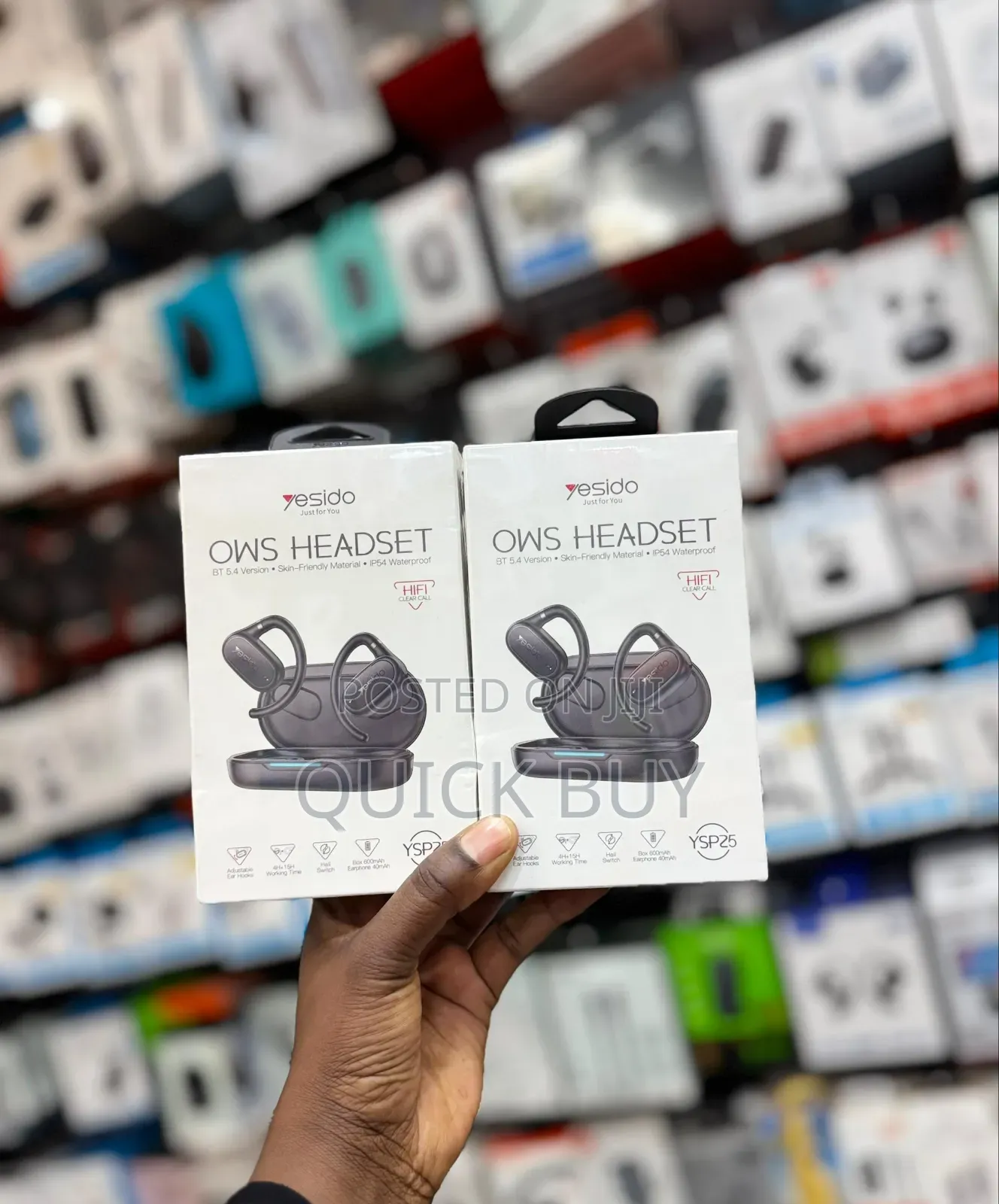 Yesido Ysp25 5.4 Bluetooth Version Adjustable Ear Hooks