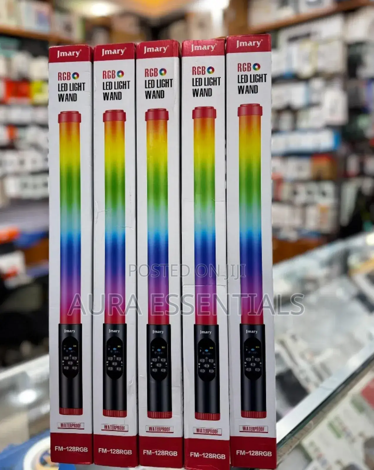 Jmary Fm 128rgb Waterproof Handheld RGB Led Video Light Wand Stick