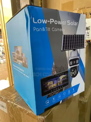 Pan Tilt Solar CCTV Camera – Single Lens Model