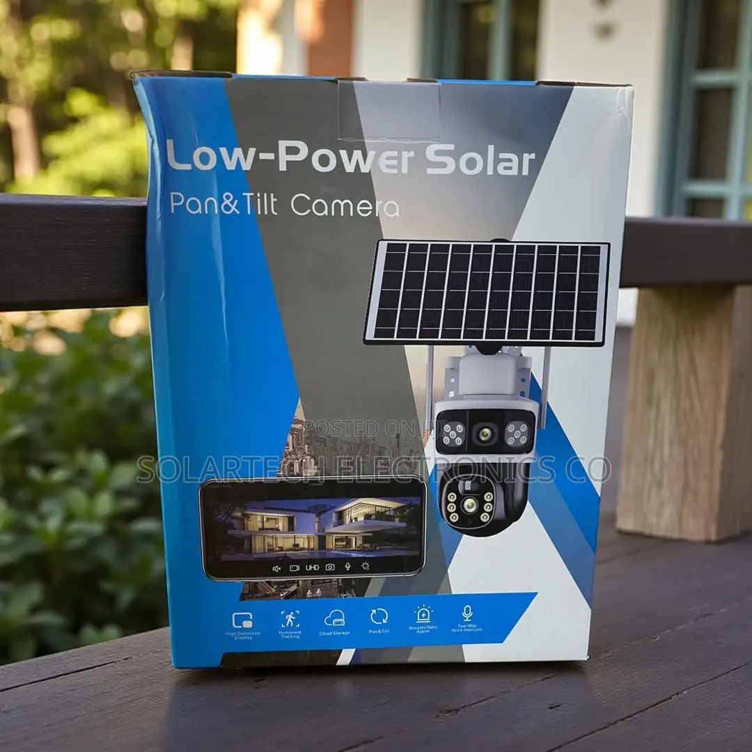 Single Lens Solar Security Camera – Outdoor Wireless CCTV