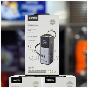 Ugreen Nexode Power Bank 20000mah 165w With Retractable Usb-C Cable
