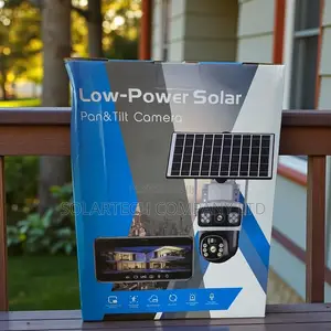 Boxed Pan Tilt Solar CCTV Camera – Single Lens Model