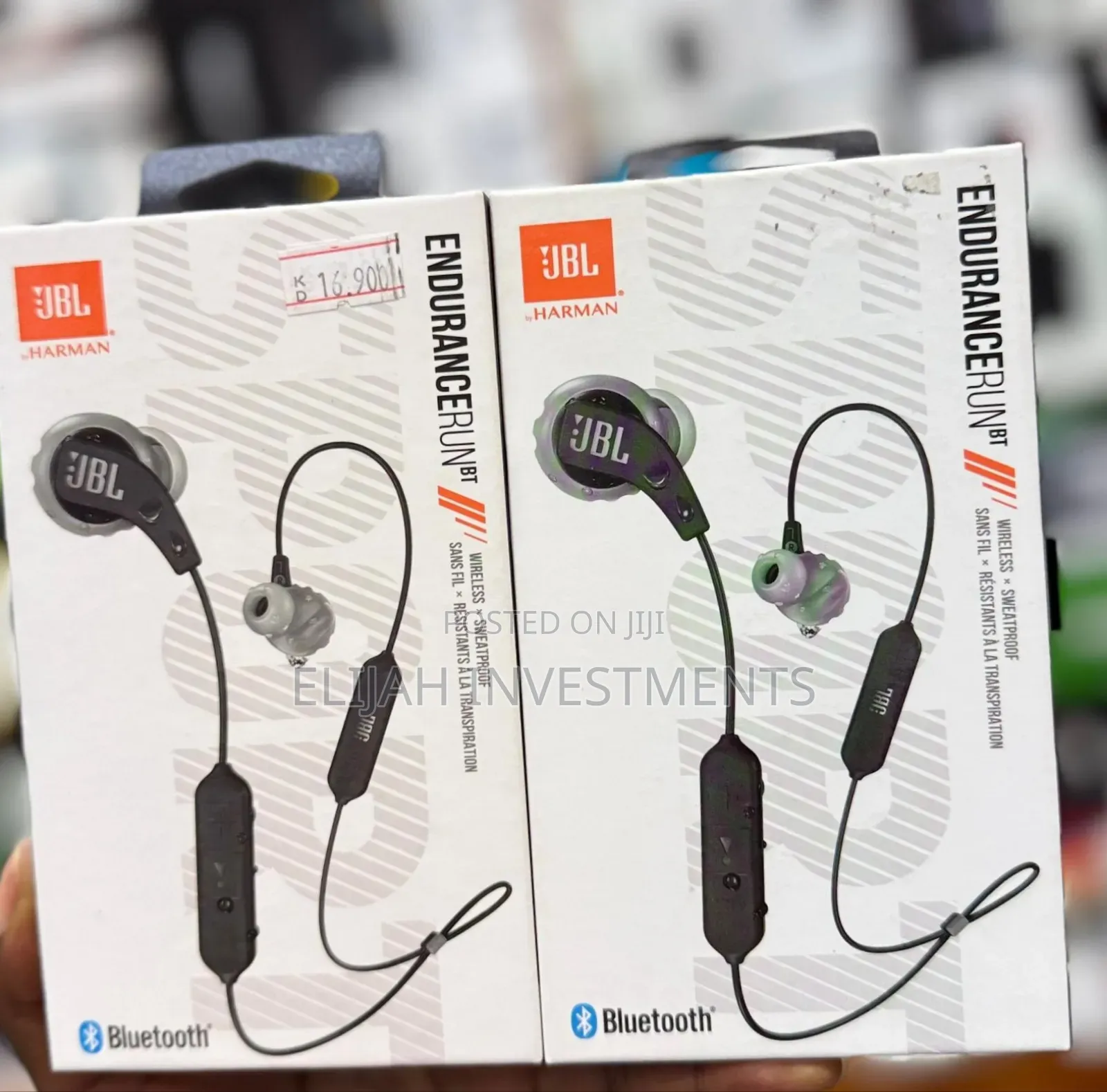 JBL Endurance Run Bt Sweatproof Wireless in-Ear Sport Headphones