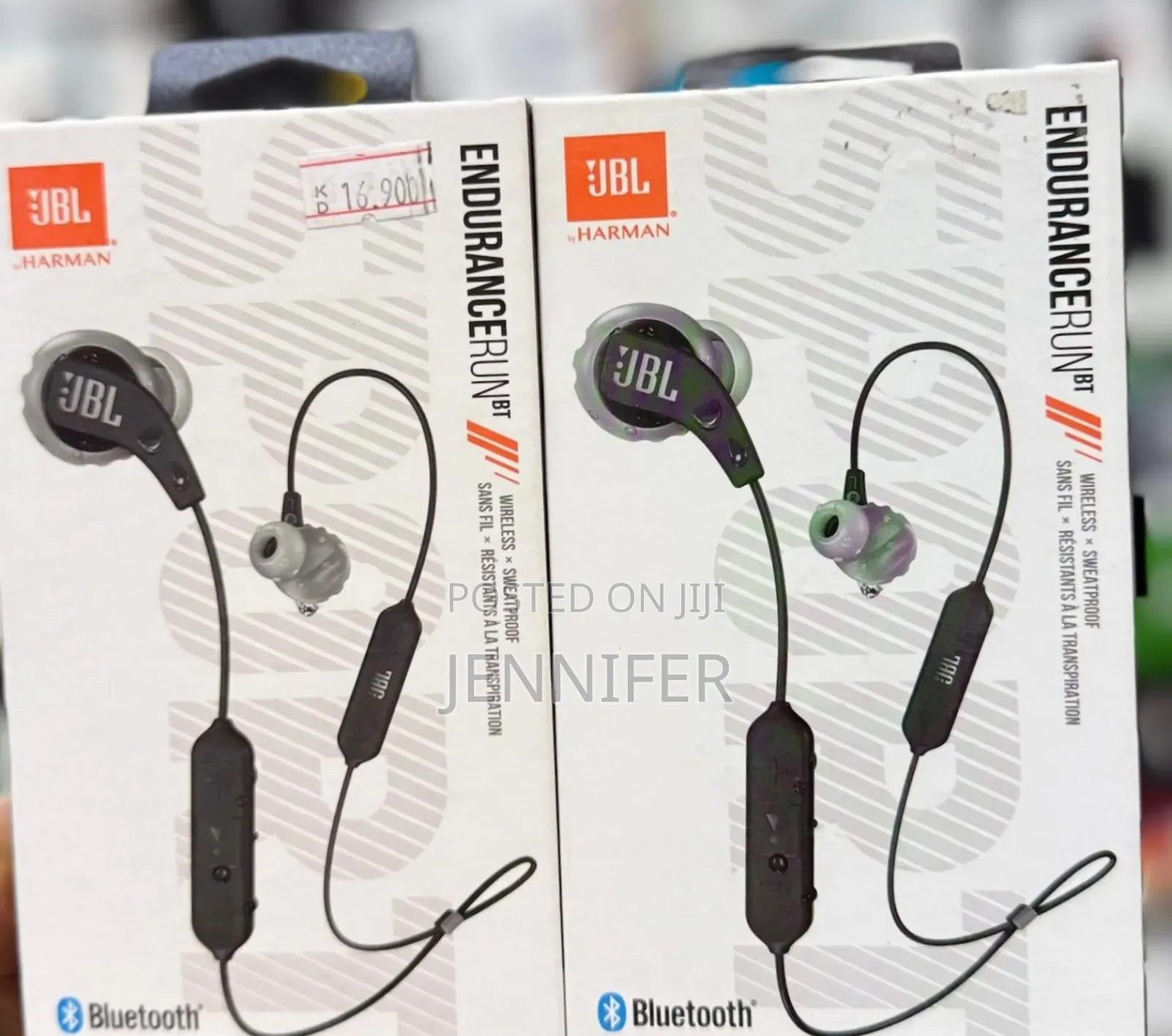 JBL Endurance Run Bt Sweatproof Wireless in-Ear Sport Headphones