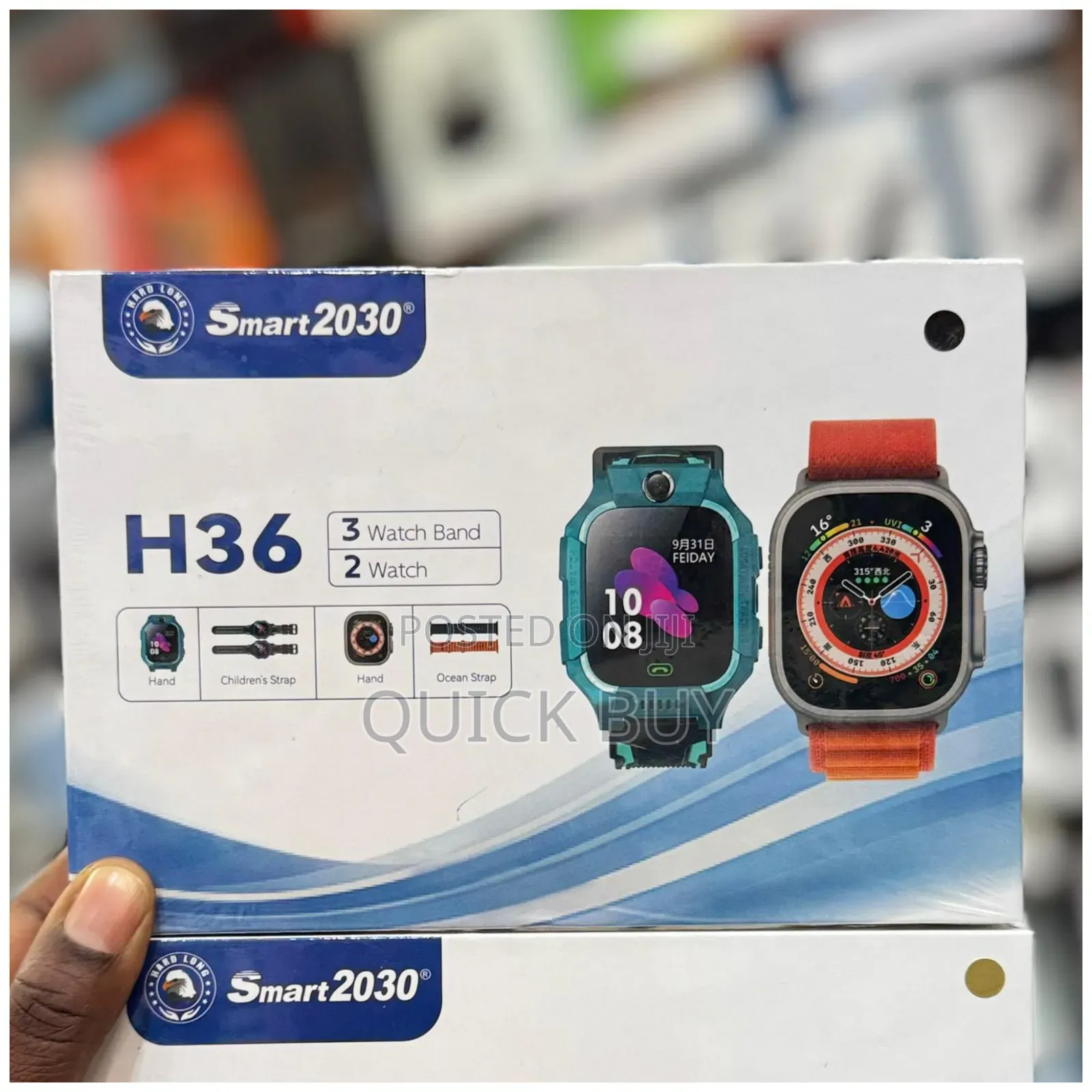Smart2030 H36 2 in 1 Smart Watch