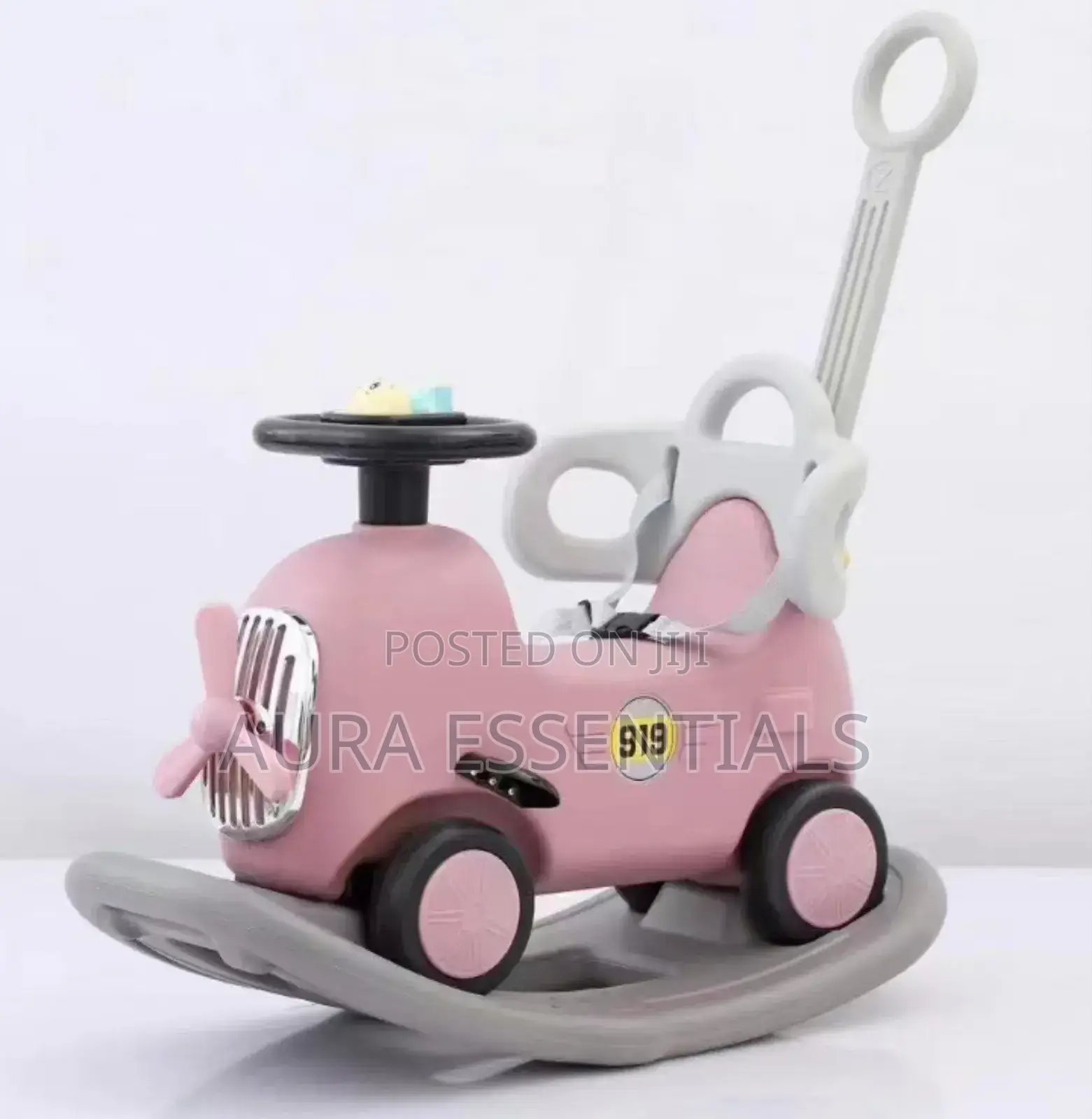 2-in-1 Baby Ride-on Toy Car and Rocker