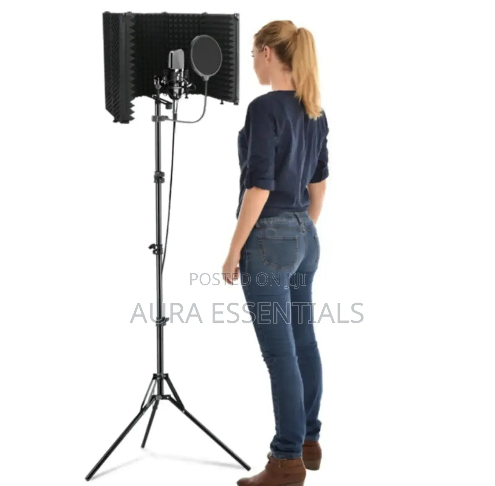 Portable Vocal Booth W/ Ambient Reflection Filter