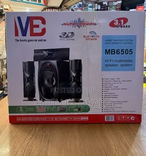 Vb Mb6505 3.1 X-bass Hi-fi Multimedia Speaker System.