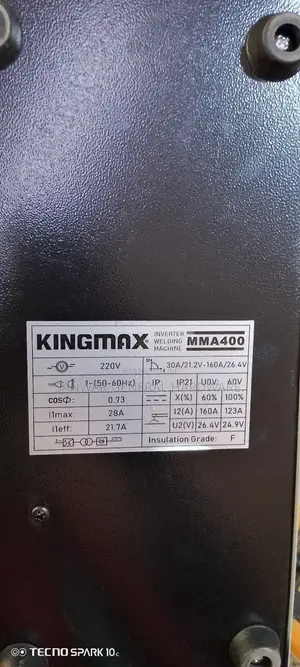 Kingmax-Mma-400amps-Welding Machines