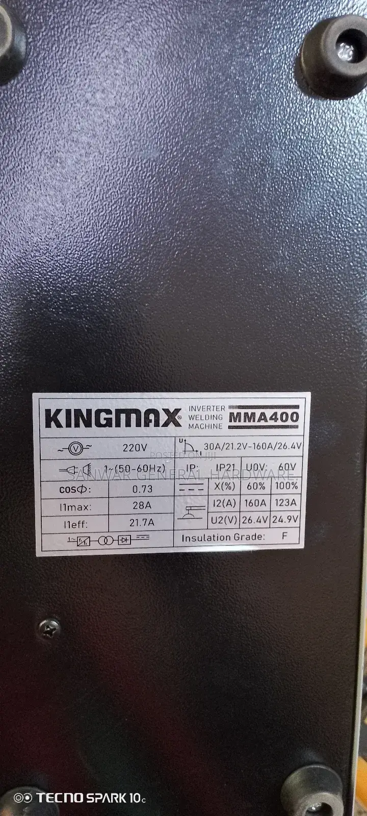 Kingmax-Mma-400amps-Welding Machines