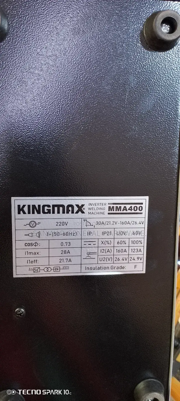 Kingmax-Mma-400amps-Welding Machines