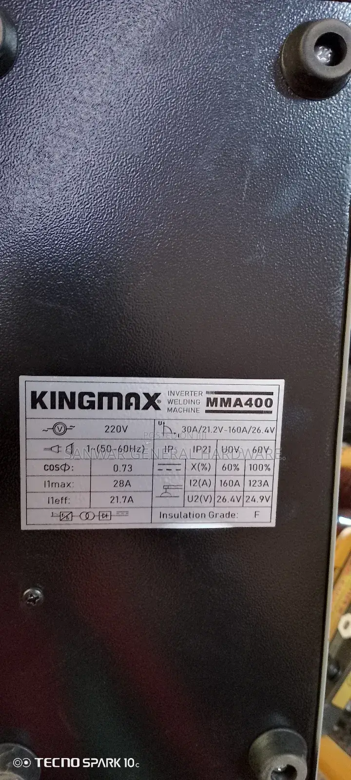 Kingmax-Mma-400amps-Welding Machines