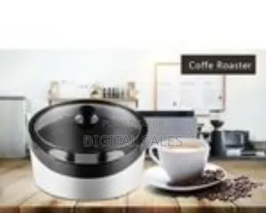 Professional Home Coffee Bea Roaster With Transparent Lid - Multicolor