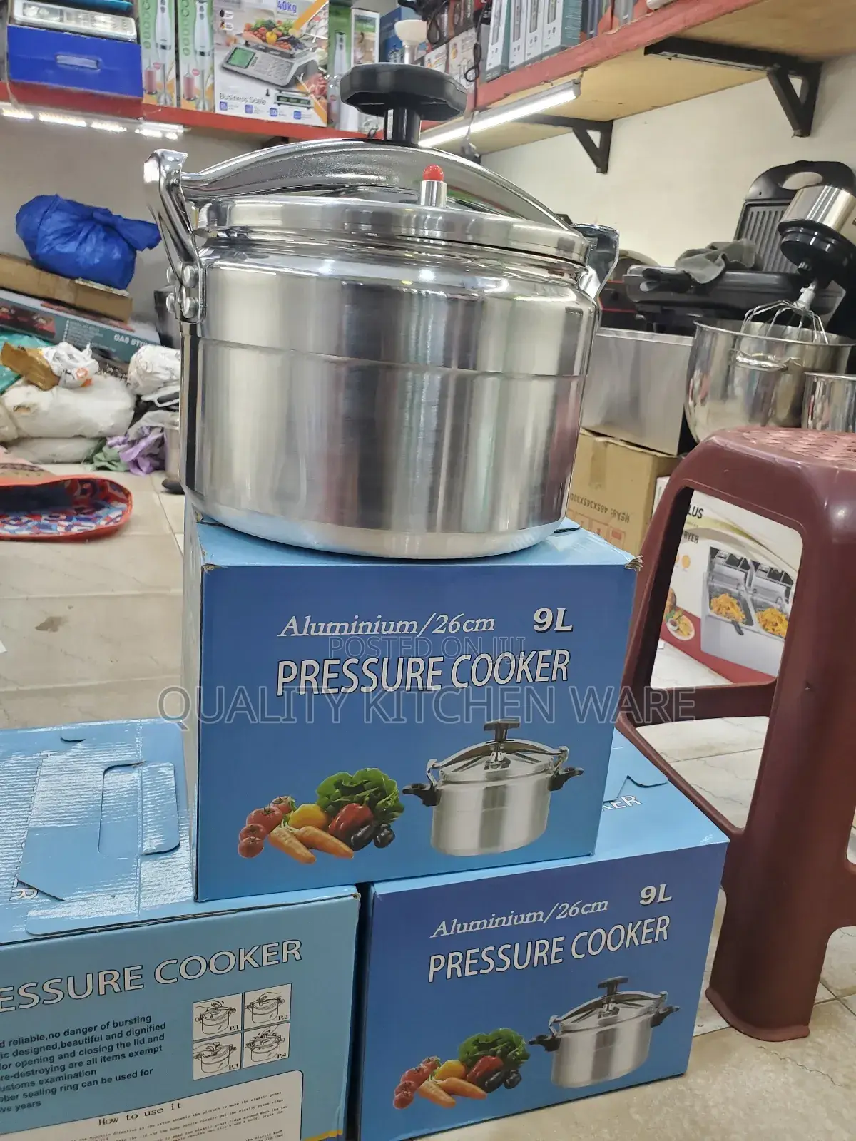 Pressure Cooker Blue 9l