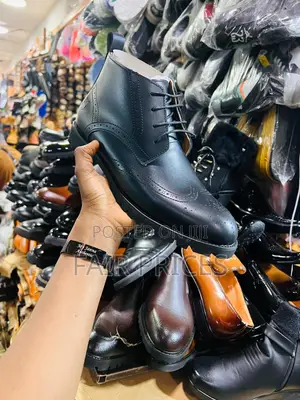 Classic All Black Laced Oxfords Boot Available 40-45