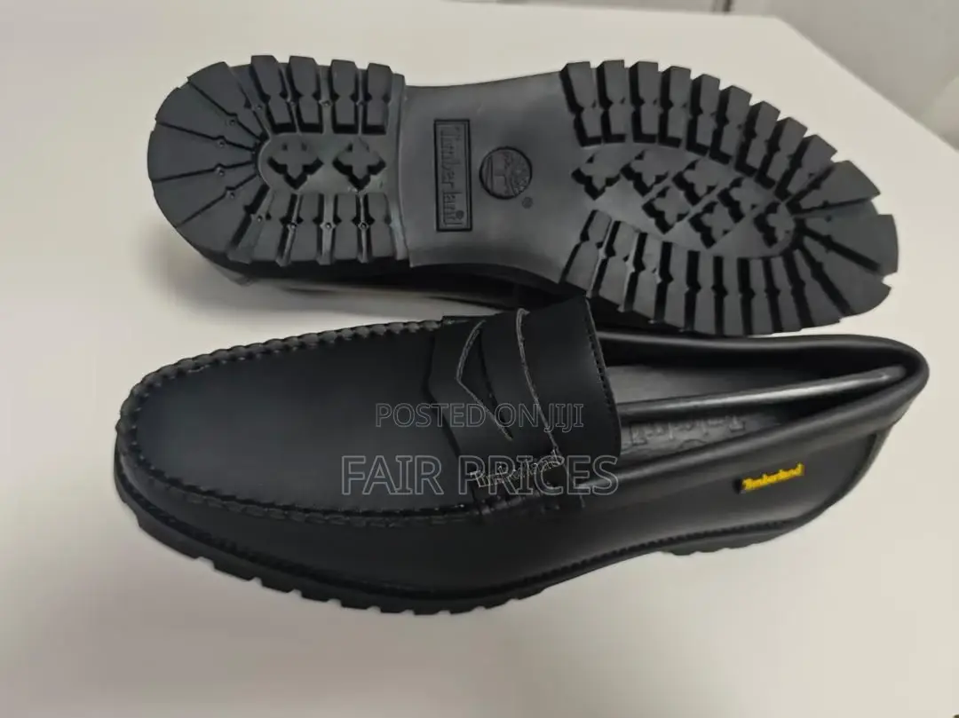 Black Timberland Oxford Moccasins Non Laced Shoes