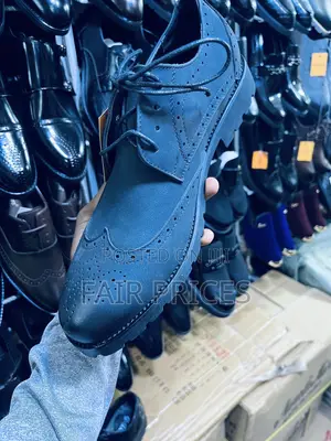 Gentle Office Black Laced Oxfords (All Sizes Available)