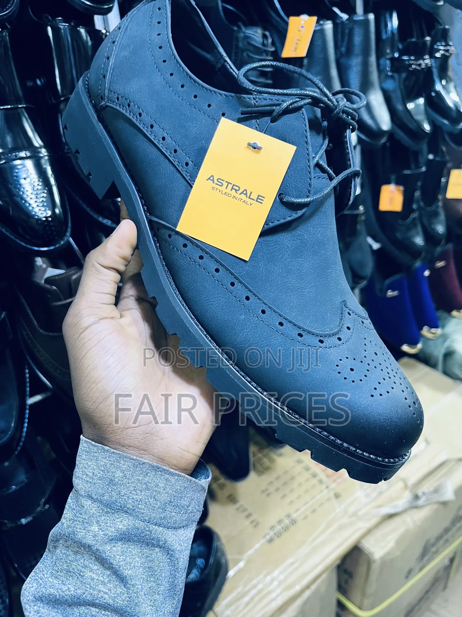 Gentle Office Black Laced Oxfords (All Sizes Available)