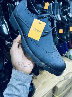 Gentle Office Black Laced Oxfords (All Sizes Available)
