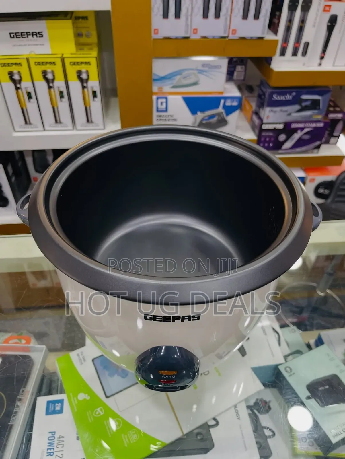 Geepas 2.8l Electric Rice Cooker - Cook/Steam/Keep Warm