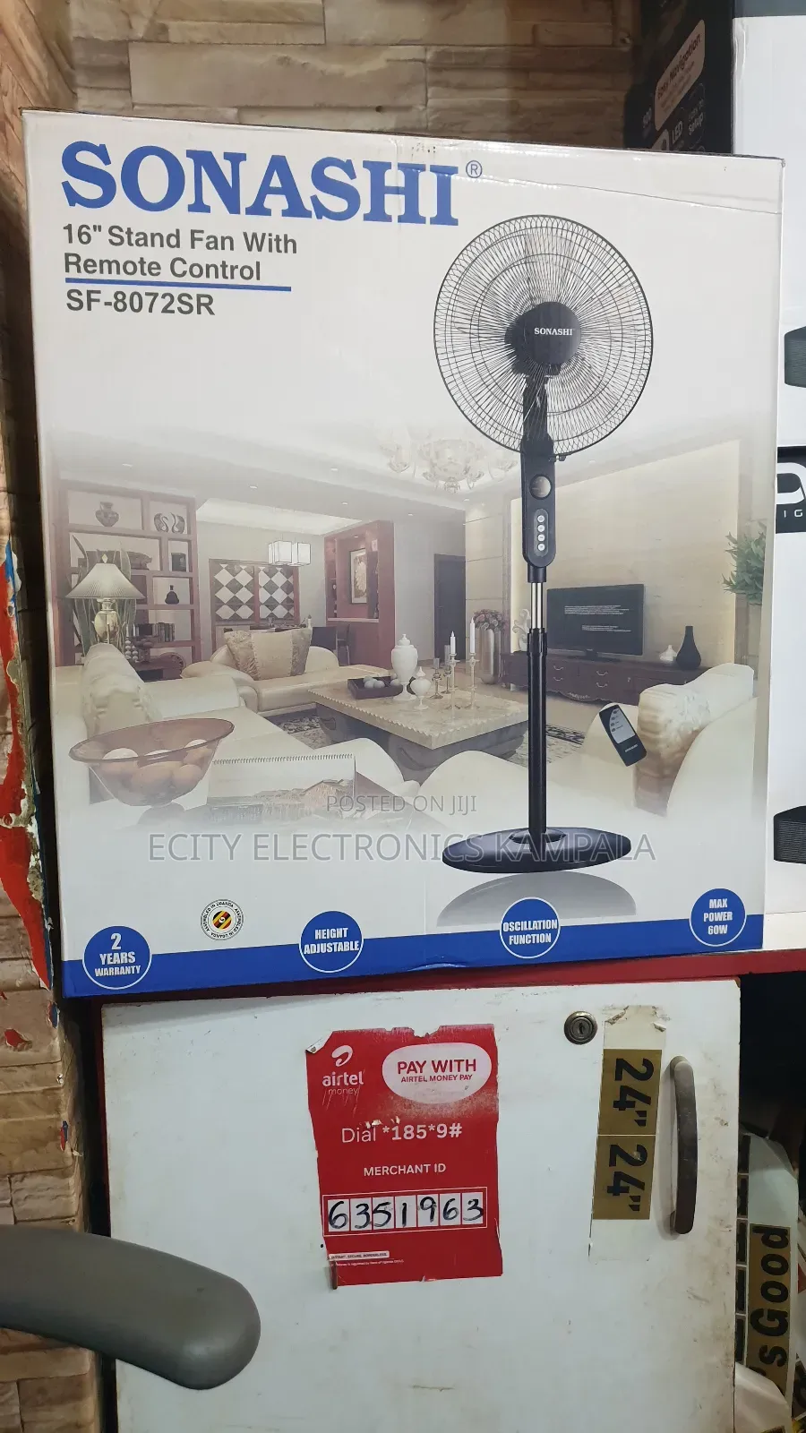 Sonashi Stand Fan With a Remote