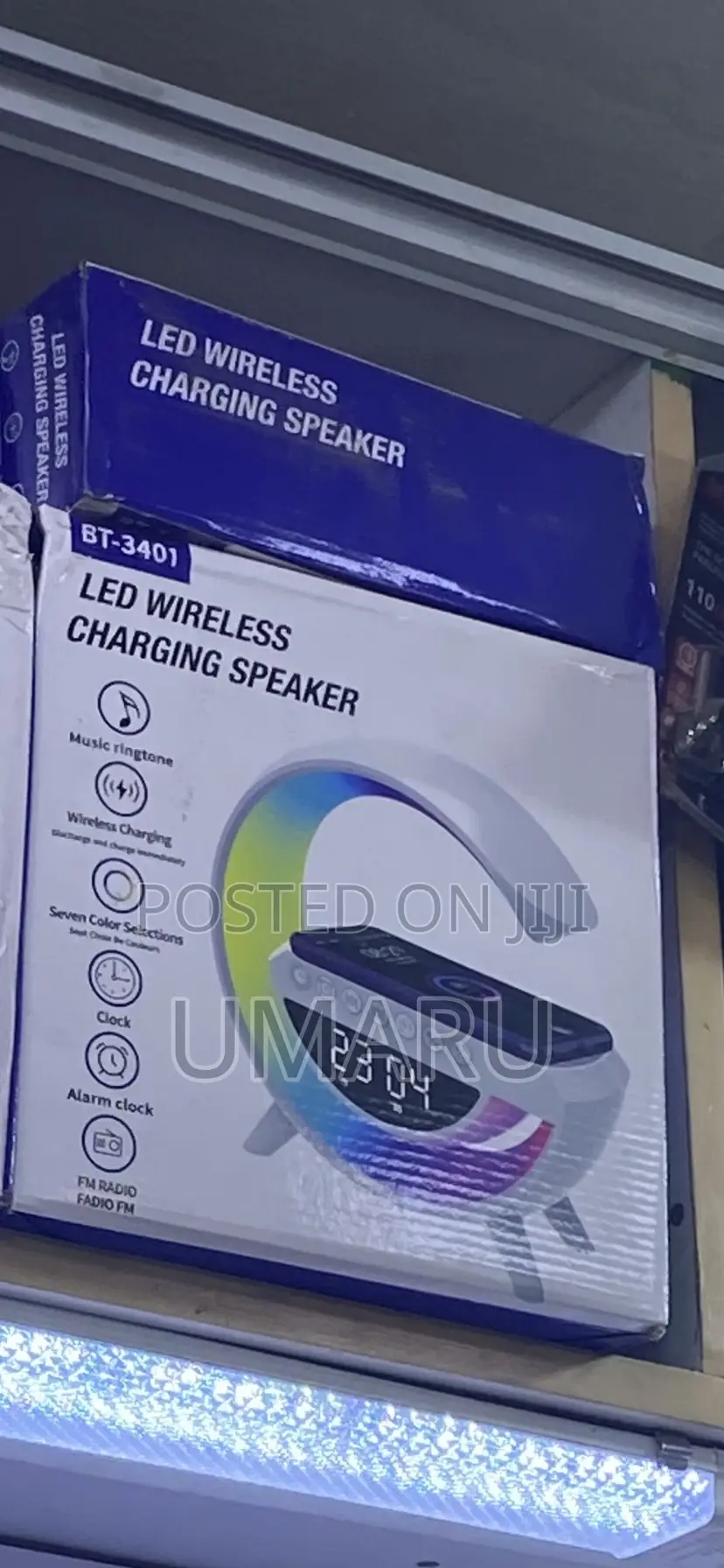 Led Wireless Charging Speaker