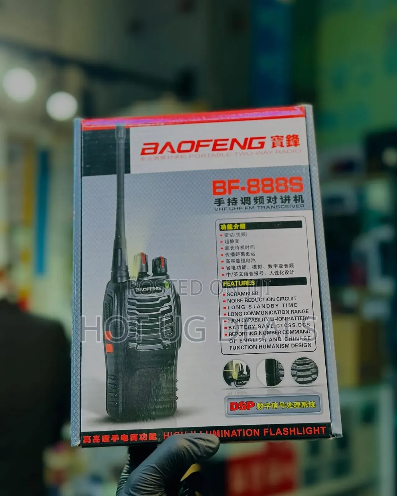 Baofeng Walkie Talkie Two Way Radio - Black