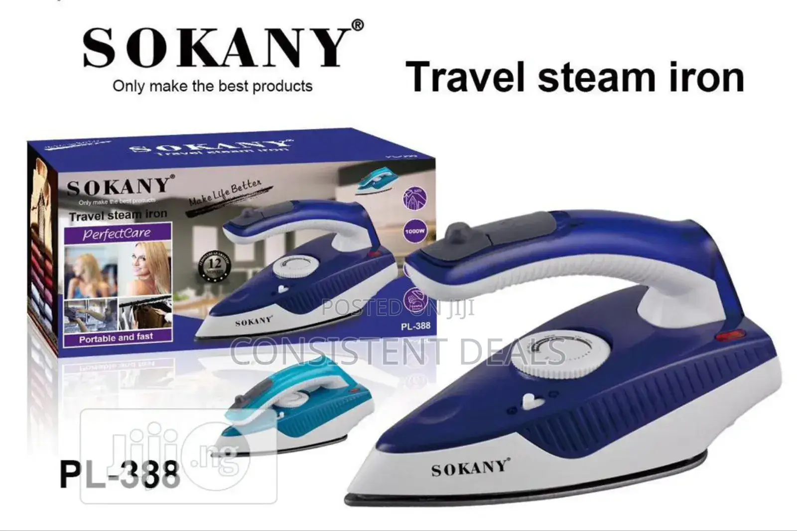 Sokany Travel Steam Iron