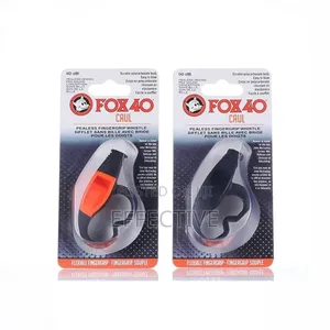 Fox 40 Caul Pealess Fingergrip Whistles.