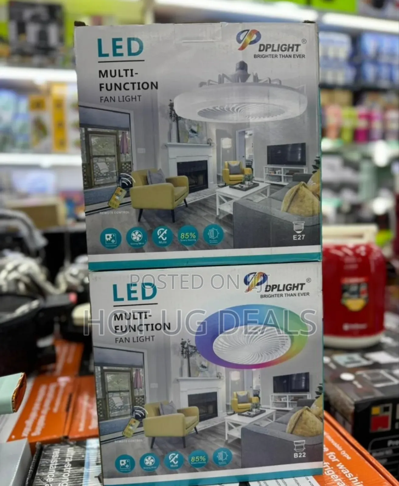 Dplight Led Multi-function Fan Light, Led Light, And Fan In One Unit.