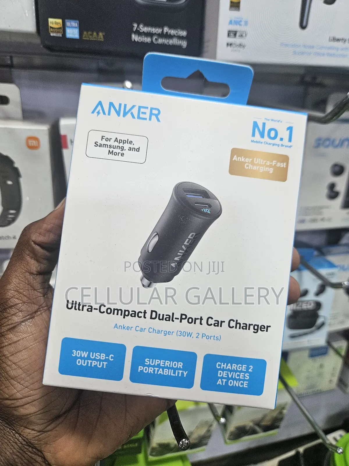 Anker Car Charger (30w, 2 Ports)