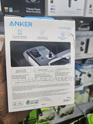 Anker Car Charger (30, 2 Ports) With 2 Cables