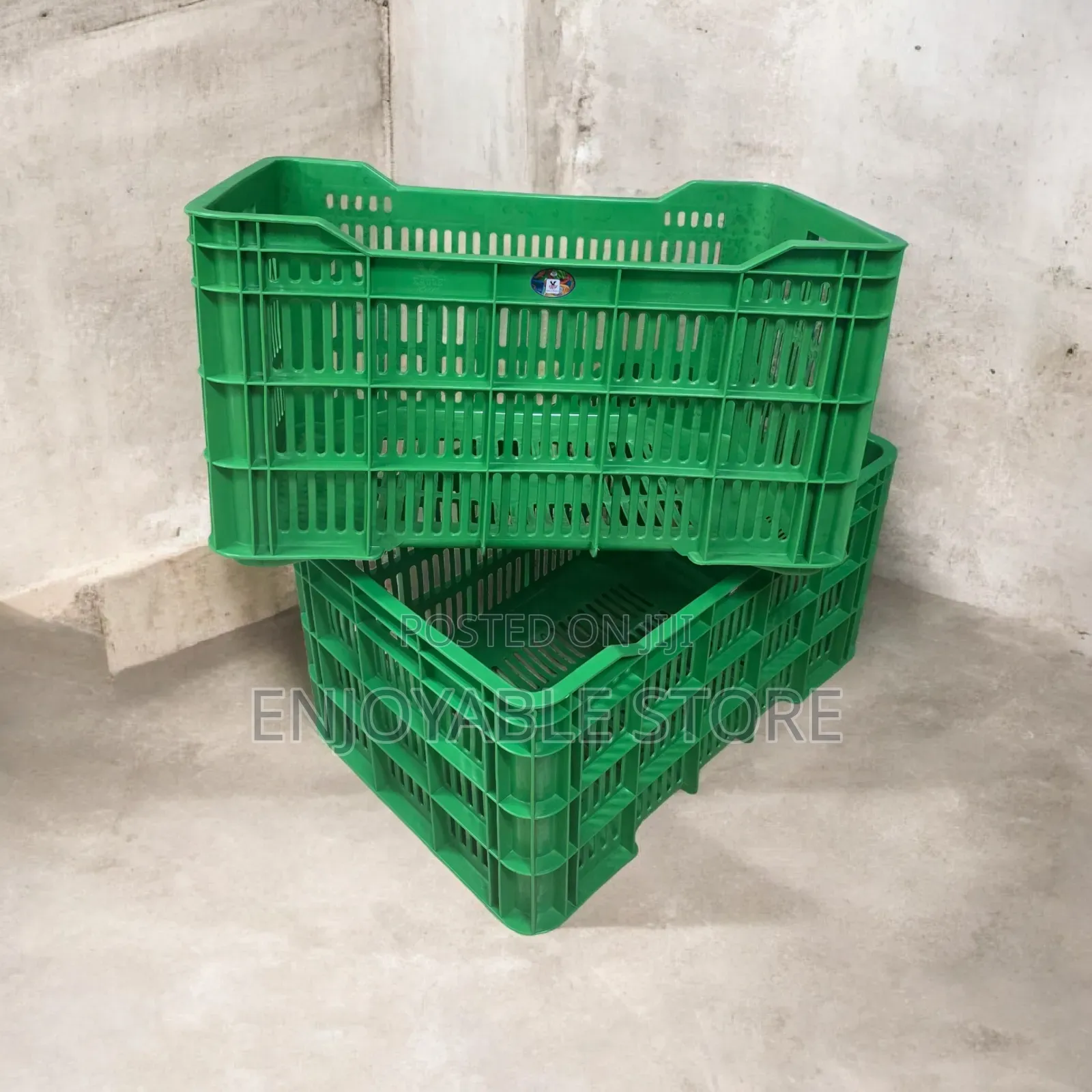 Forest Green Plastic Crates Plastic Crates