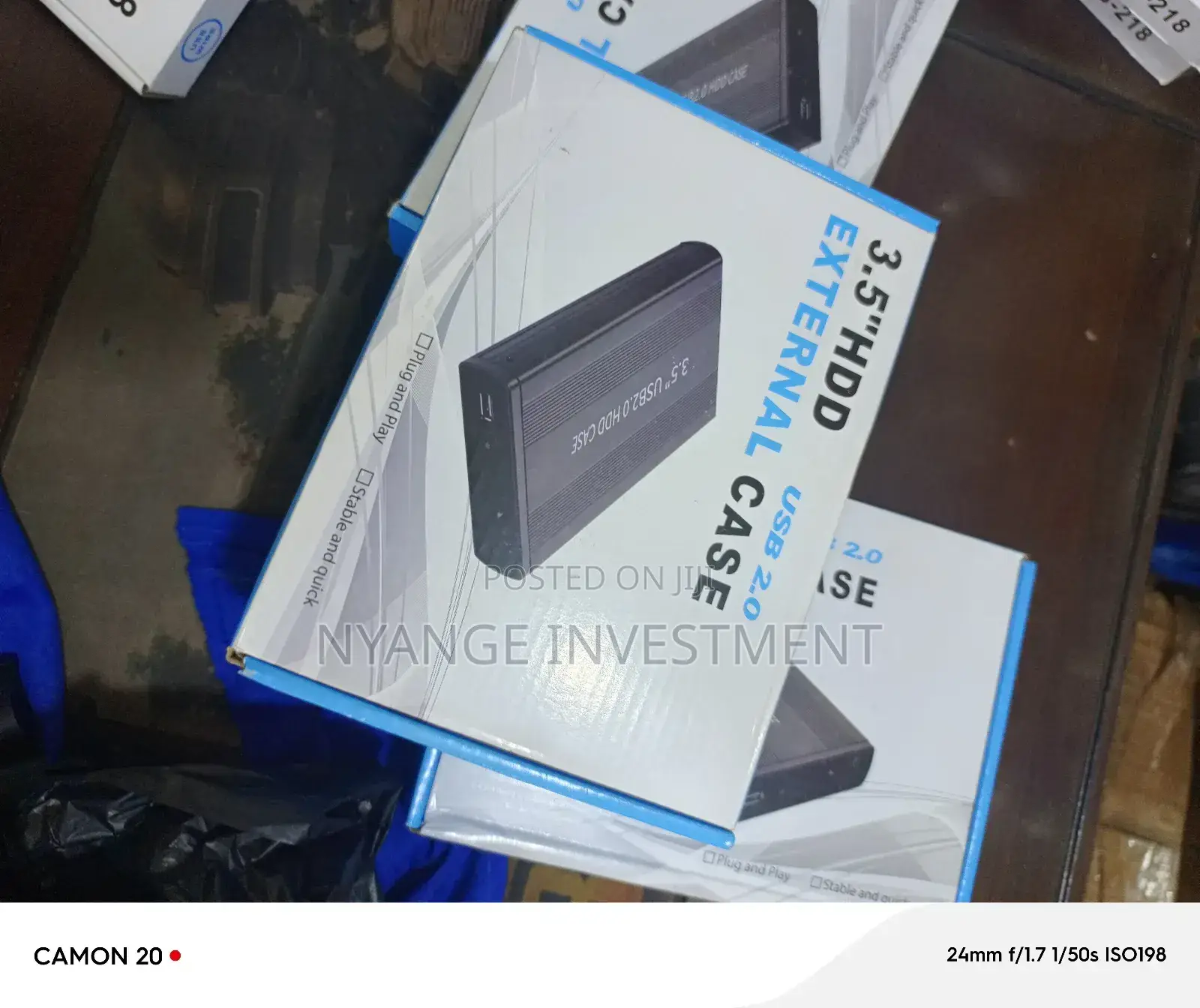 Hard Disk Casing 2.0. 3.5 HDD External Case