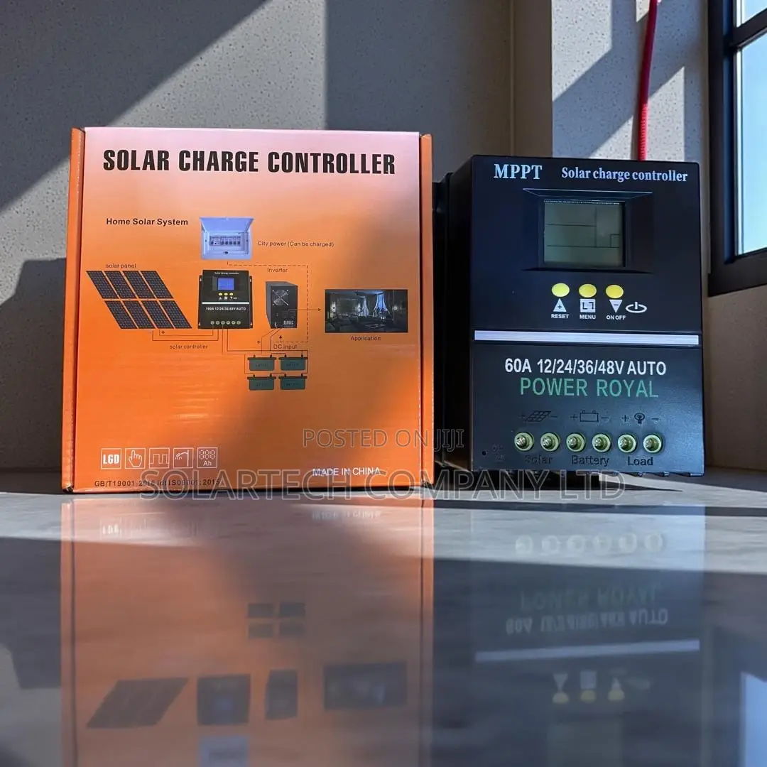 60a Power Royal MPPT Solar Charge Controller 12v/24v/48v