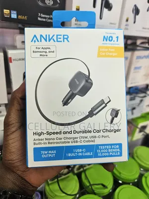Anker Nano Car Charger(75w, Usb-C Port)