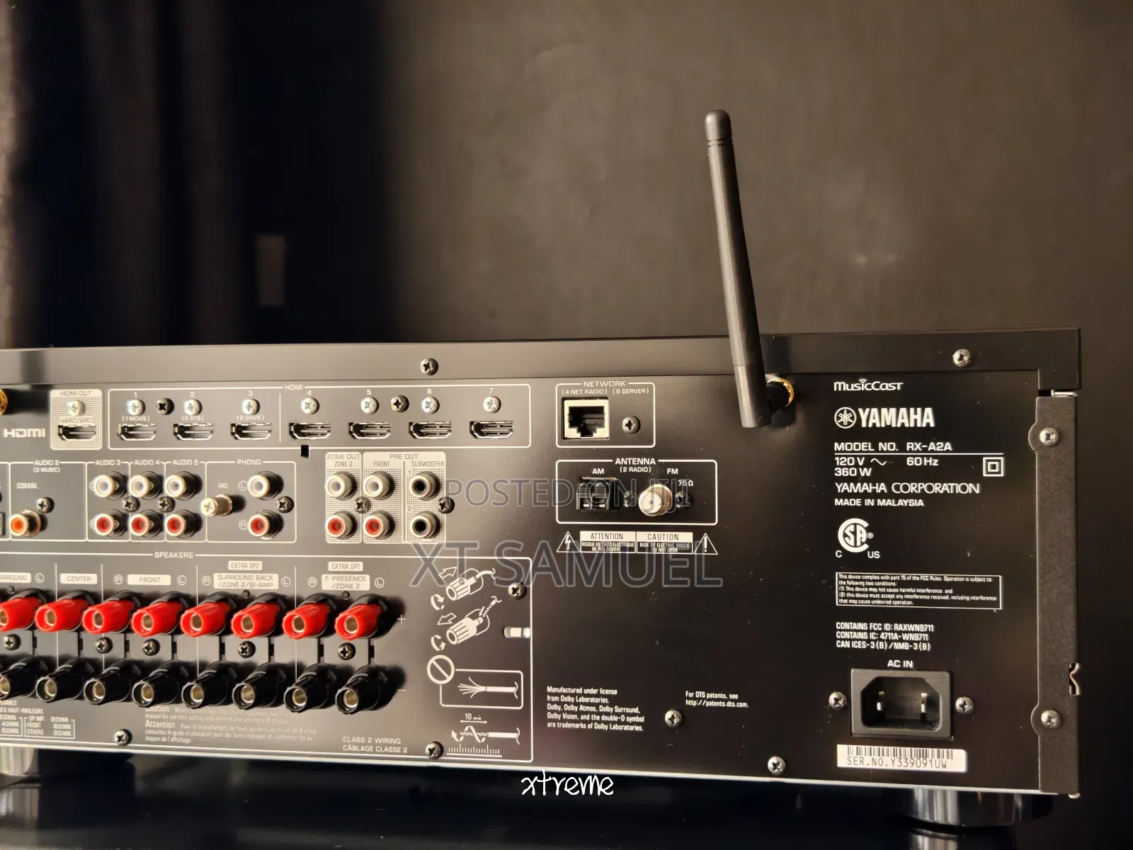 Yamaha Aventage A2 7.2ch Dolby Atmos Premium Av Receiver