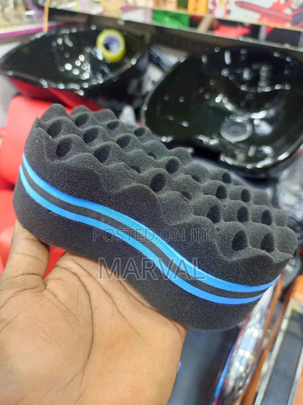 Double-Sided Hair Twist Sponge Brush