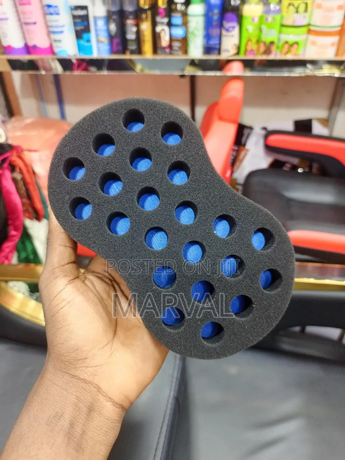 Double-Sided Hair Twist Sponge Brush